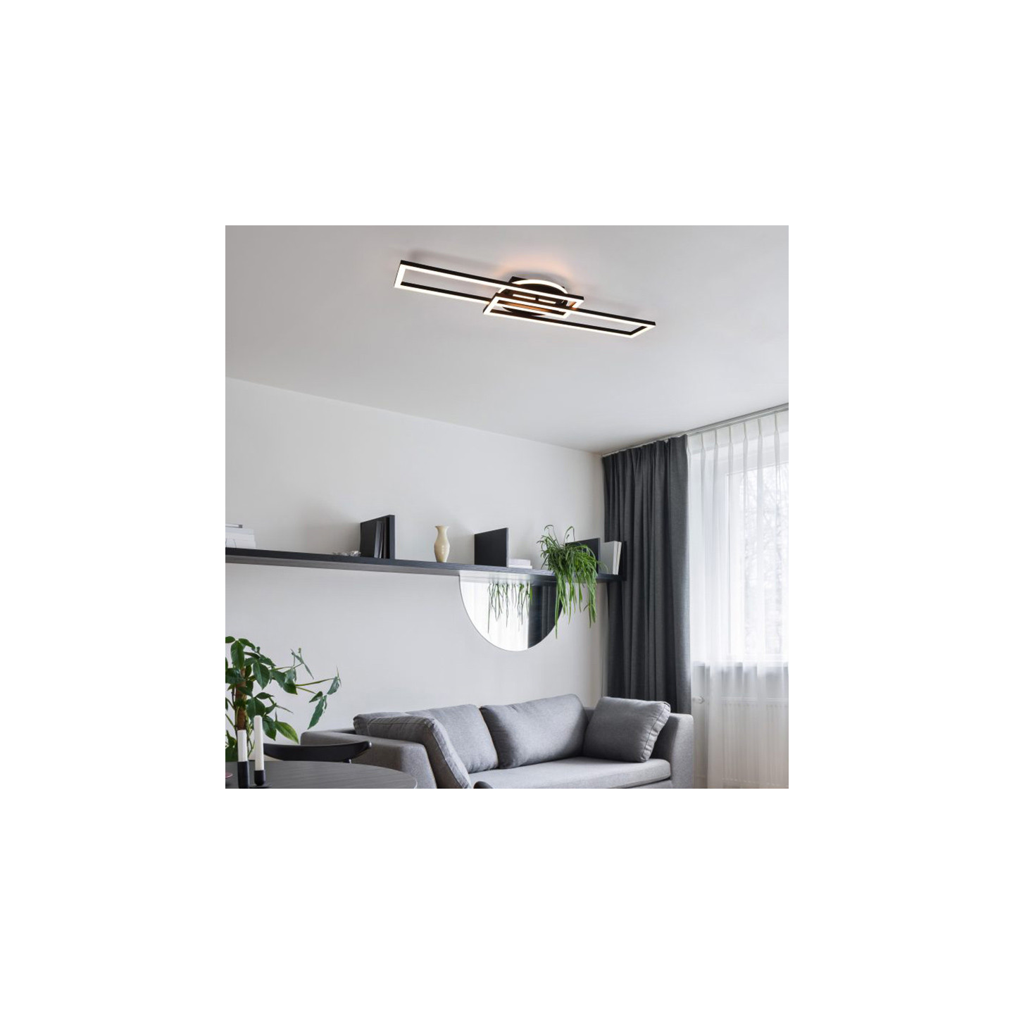 Plafonnier luminaire led TWISTER, 3 coloris