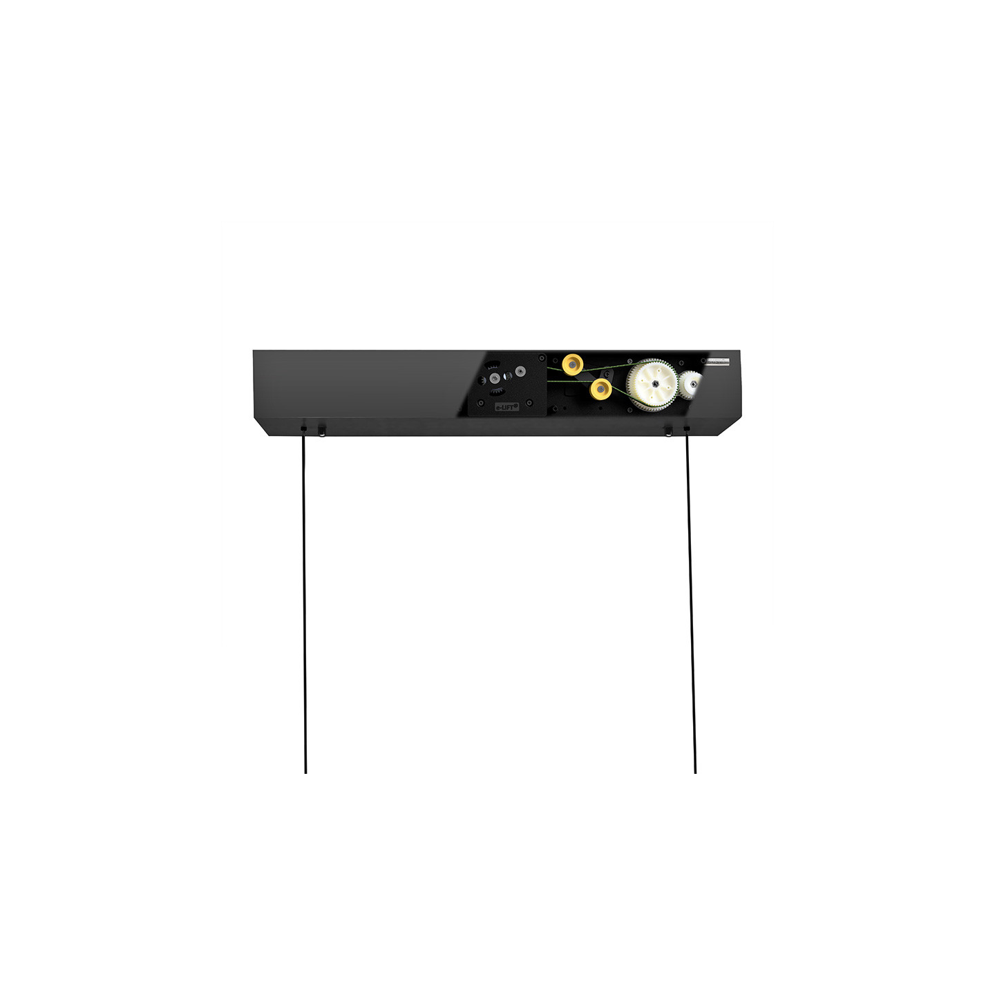 Suspension led PURE MOTO-RISE chêne et noir Paul Neuhaus