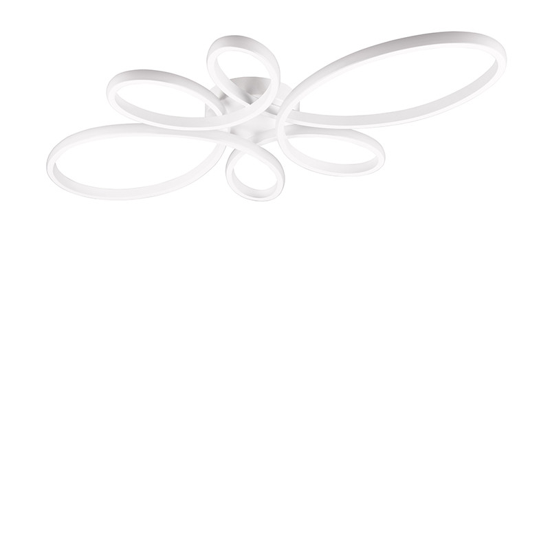 Plafonnier luminaires led FLY, noir ou blanc