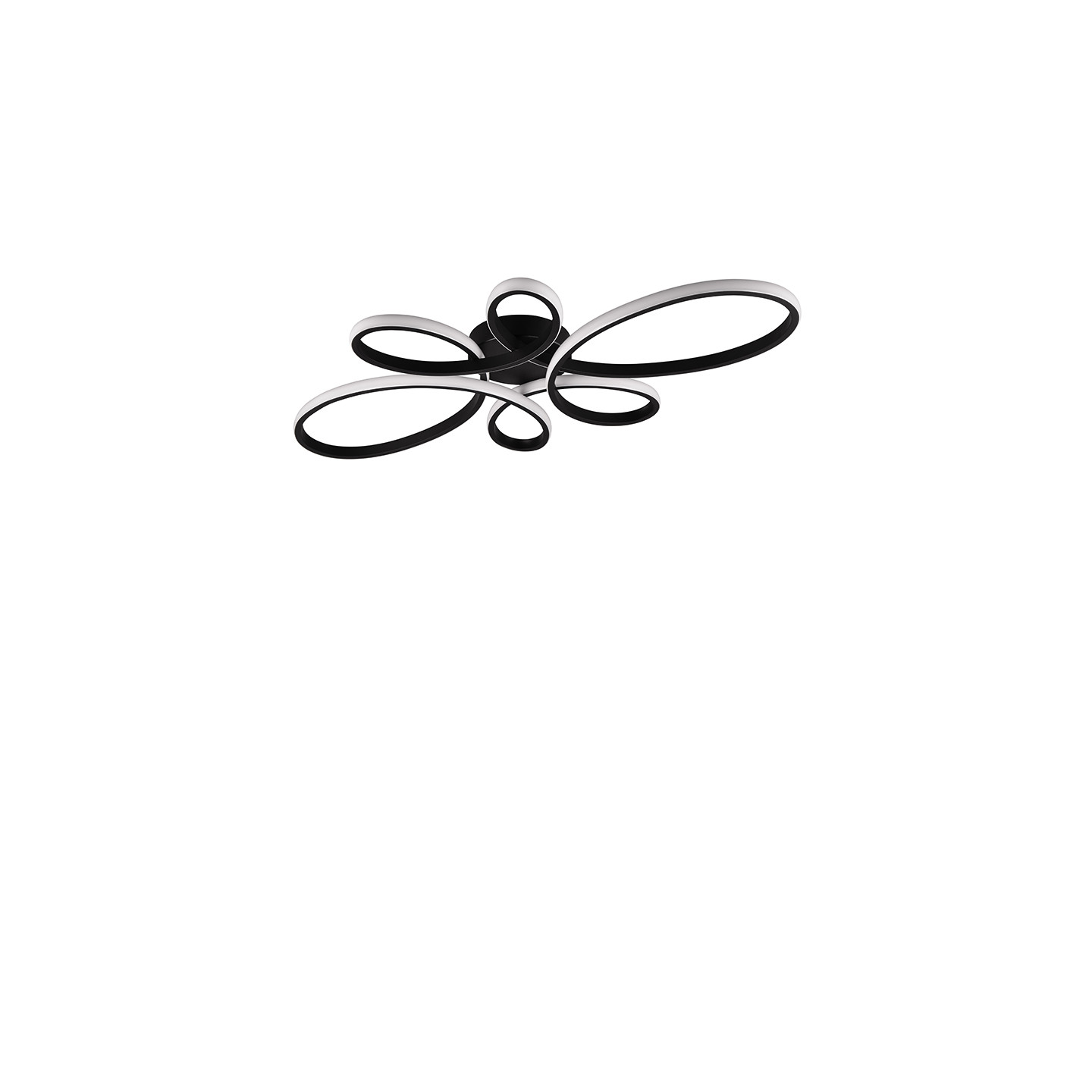 Plafonnier luminaires led FLY, noir ou blanc