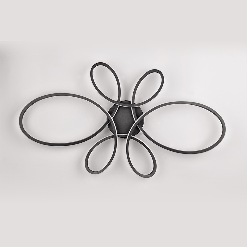 Plafonnier luminaires led FLY, noir ou blanc
