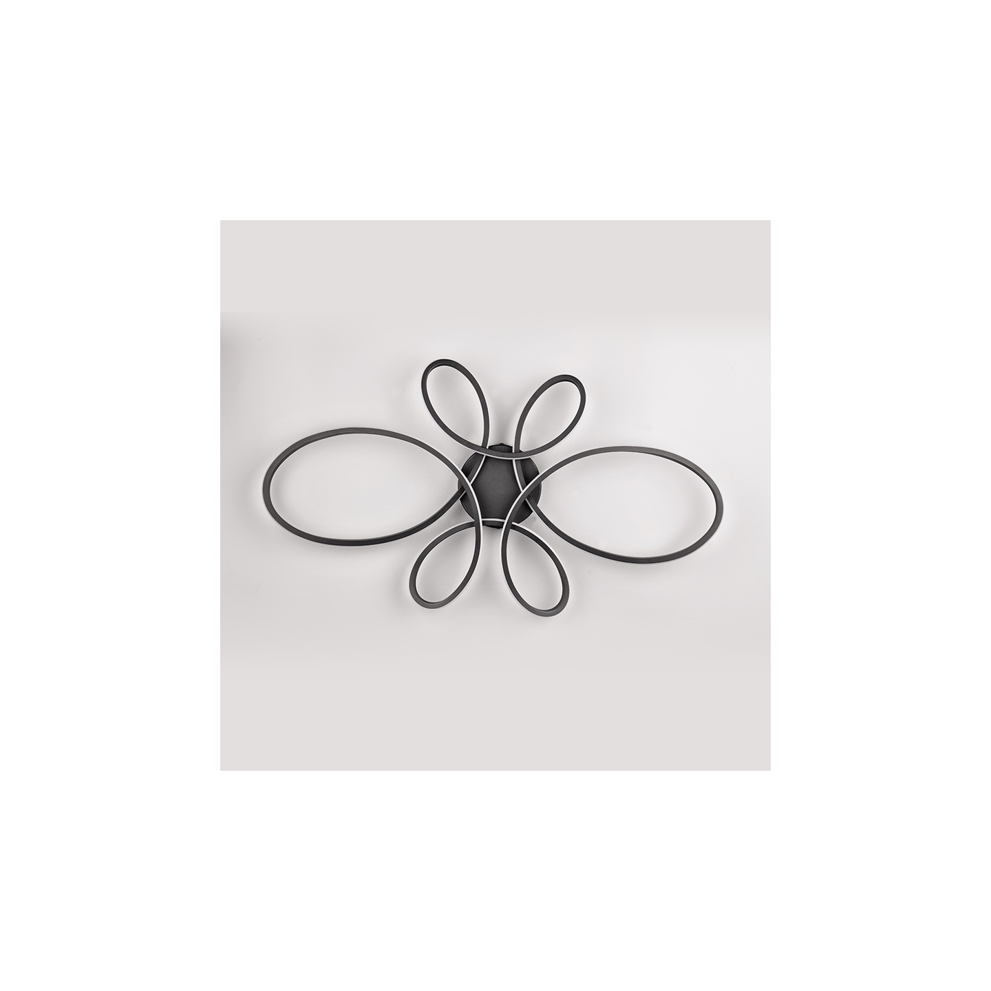 Plafonnier luminaires led FLY, noir ou blanc