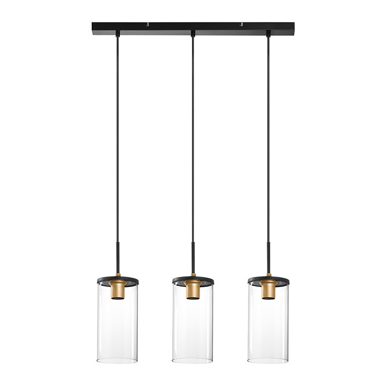 Suspension 3 lampes verre TRIEL