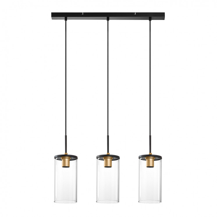 Suspension 3 lampes verre TRIEL