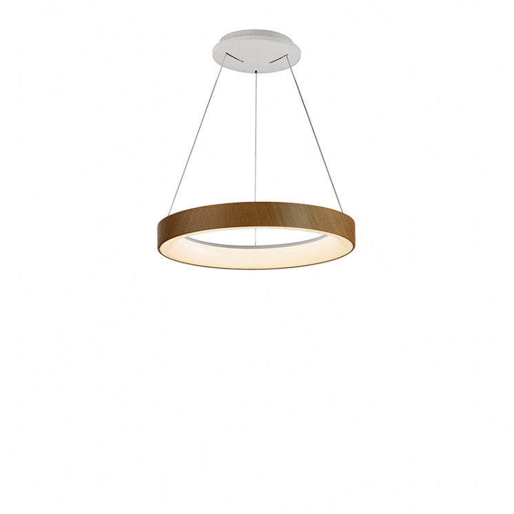 Luminaire circulaire suspendu NISEKO 2 BOIS, 4 tailles Mantra Iluminacion