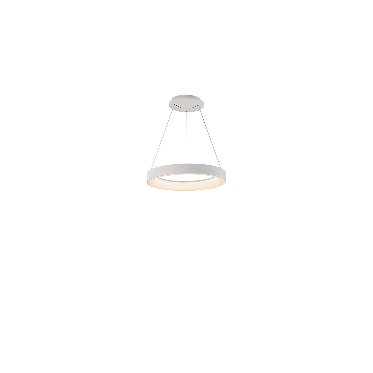 Luminaire circulaire suspendu NISEKO 2 BLANC, 4 tailles Mantra Iluminacion