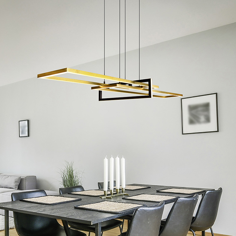 Suspension led design SALINAS, 4 coloris