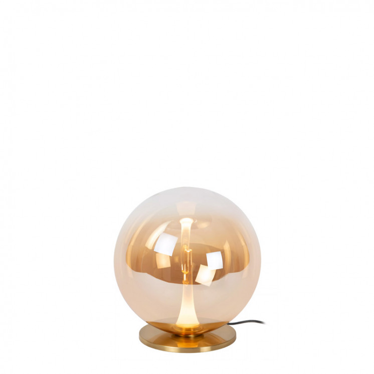 Lampe à poser boule GISELA AMBRE