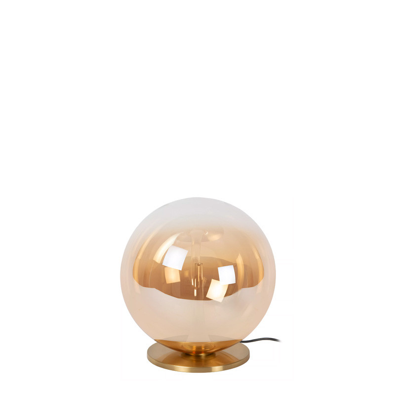 Lampe à poser boule GISELA AMBRE