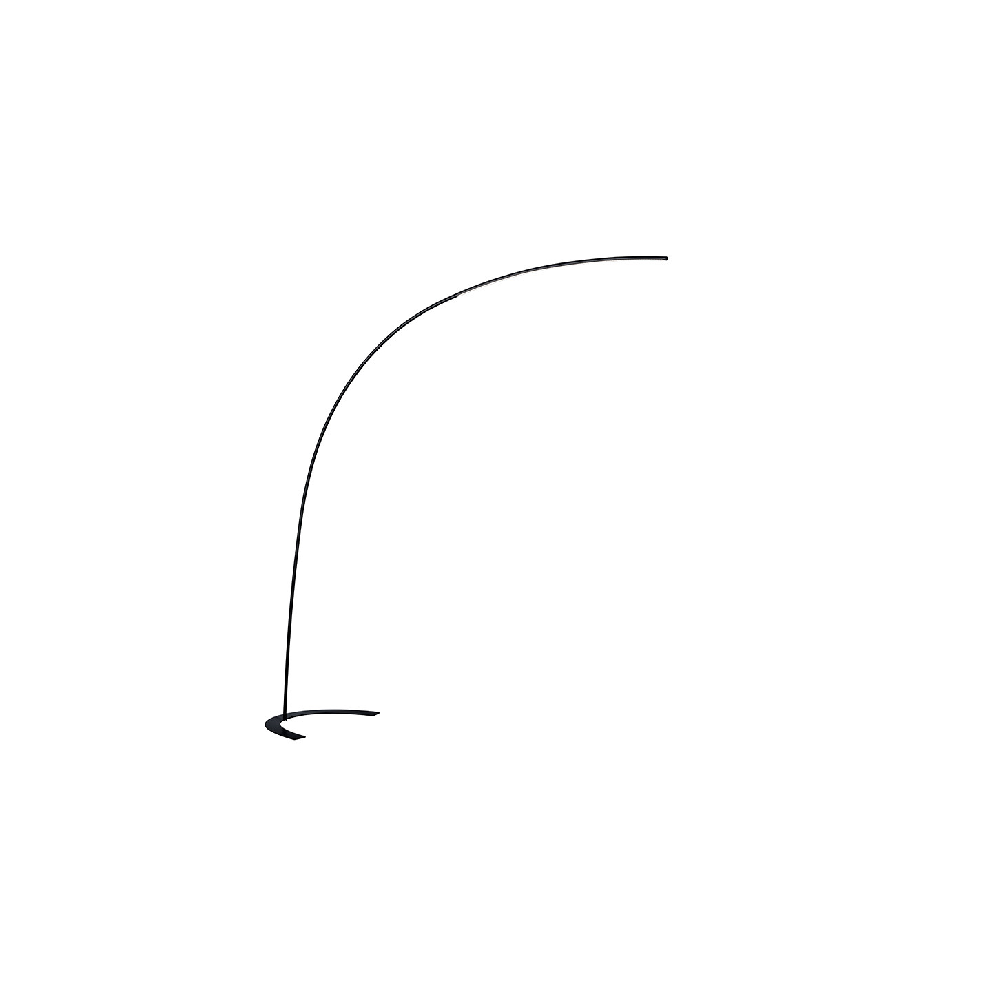 Lampadaire arc design SHANGHAI, noir ou blanc