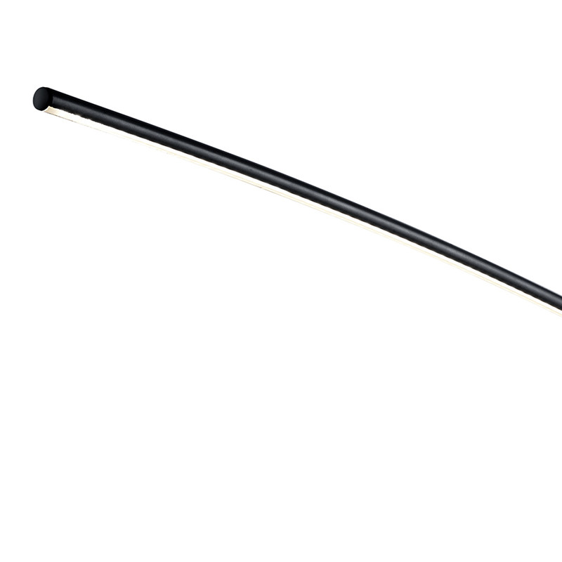 Lampadaire arc design SHANGHAI, noir ou blanc
