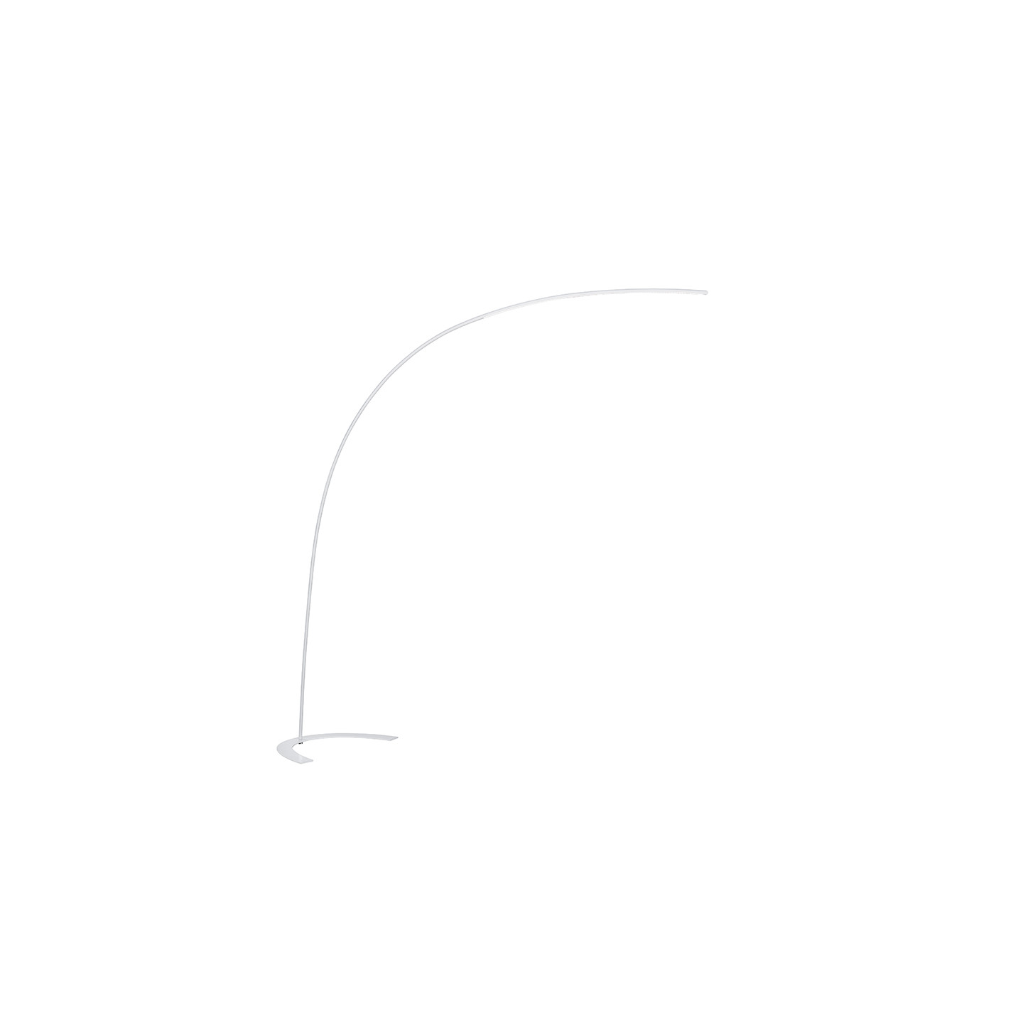 Lampadaire arc design SHANGHAI, noir ou blanc