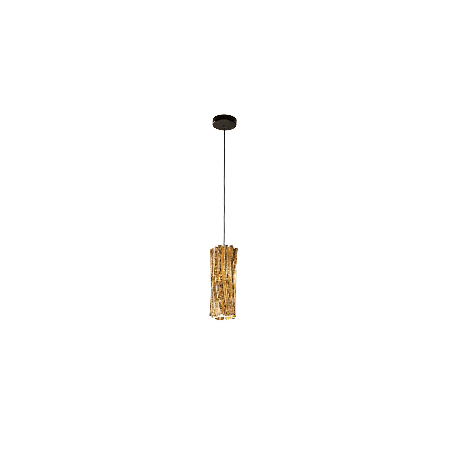 Suspension petite ACCORDEON VERTICAL, or ou argent Slamp