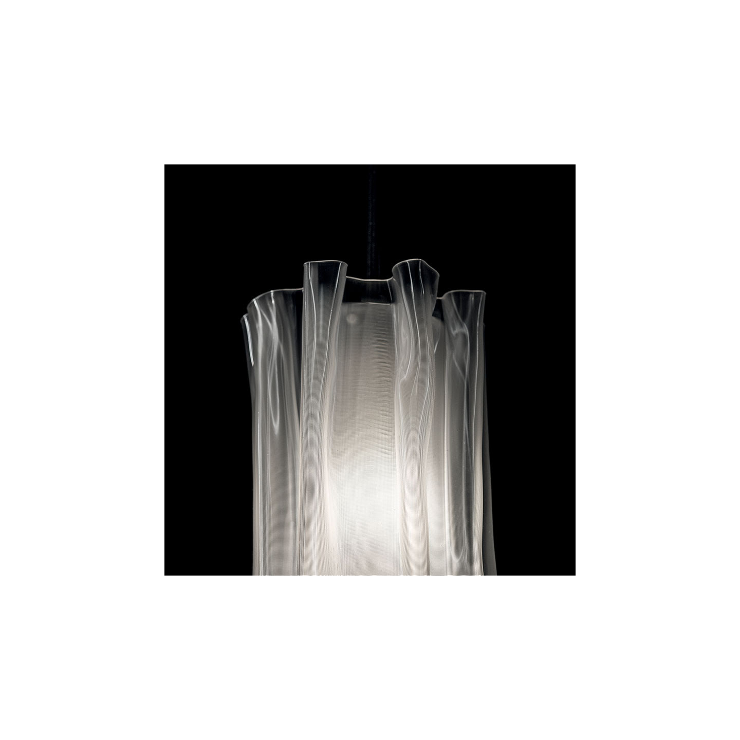 Suspension petite ACCORDEON VERTICAL, or ou argent Slamp
