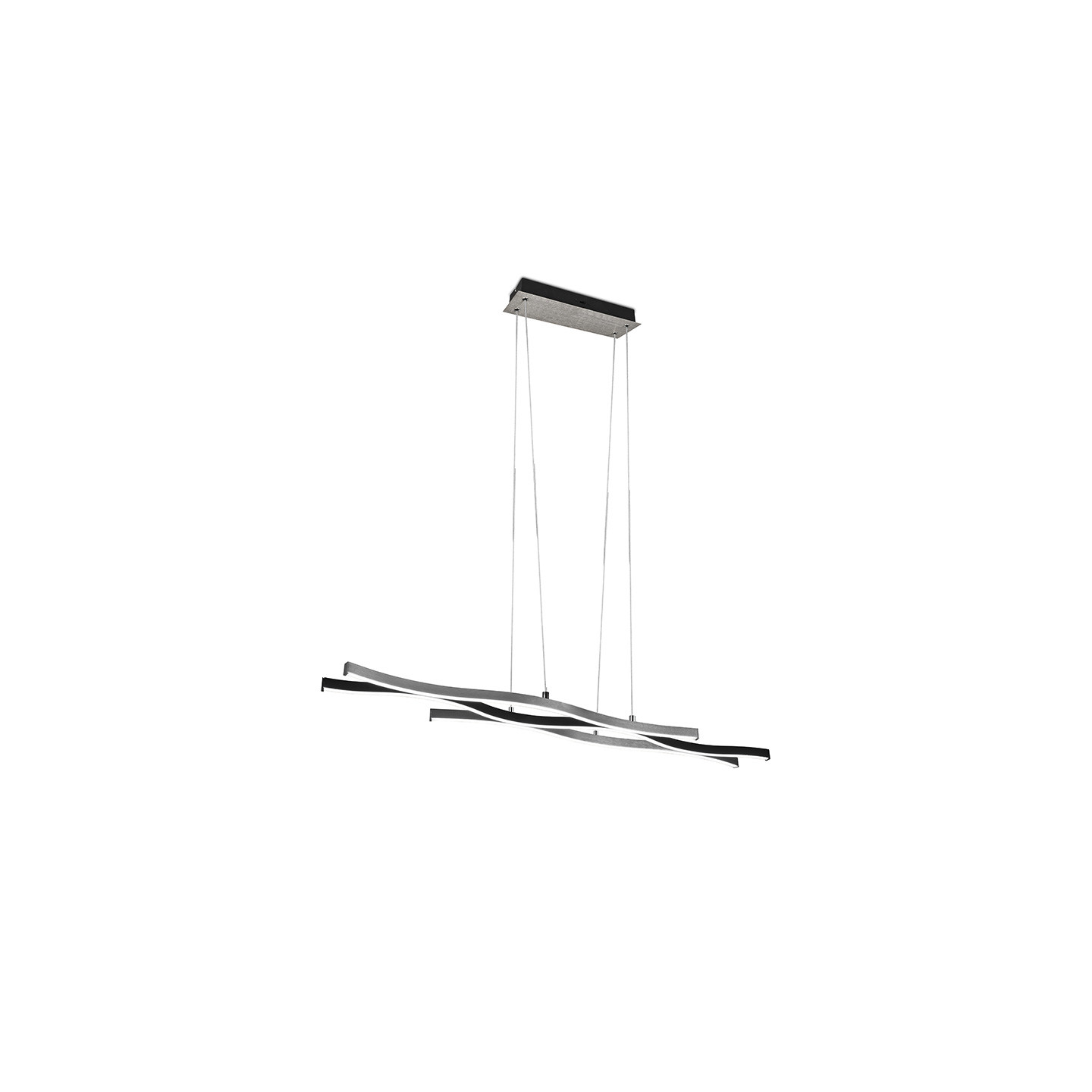 Suspension led salle à manger BLAZE, laiton mat ou aluminium brossé