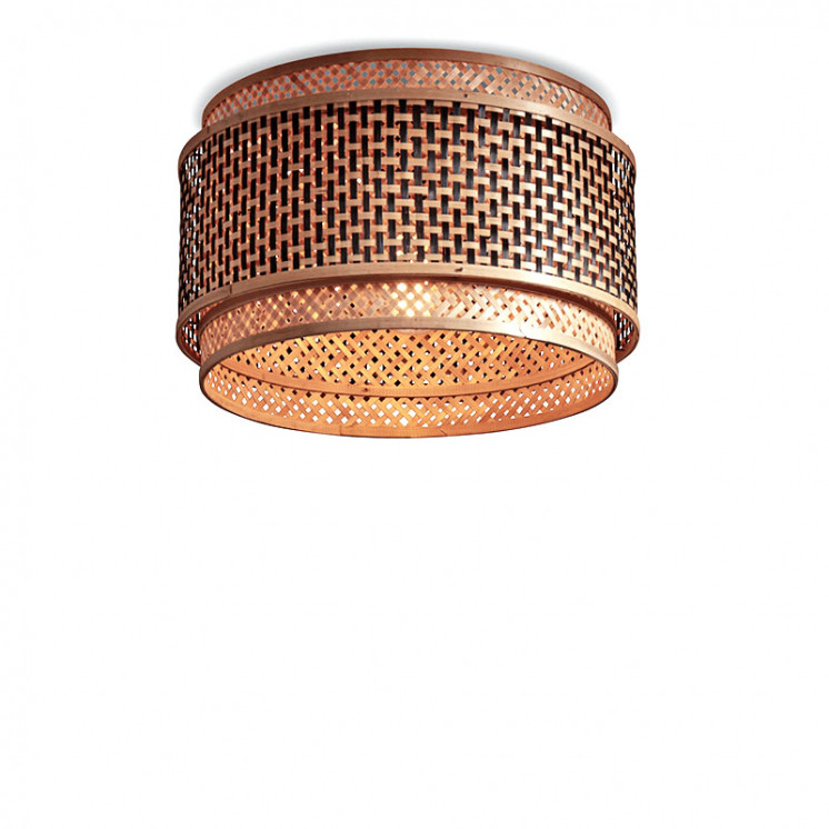 Plafonnier rotin BUTHAN diamètre 25 ou 40 cm Good et Mojo