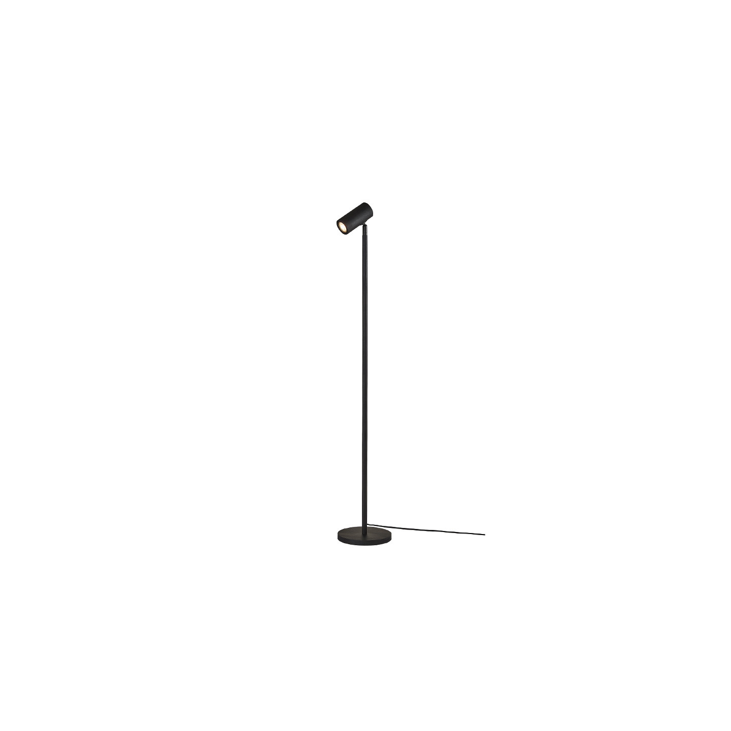 Lampadaire liseuse bois JAVA, naturel ou noir Good et Mojo