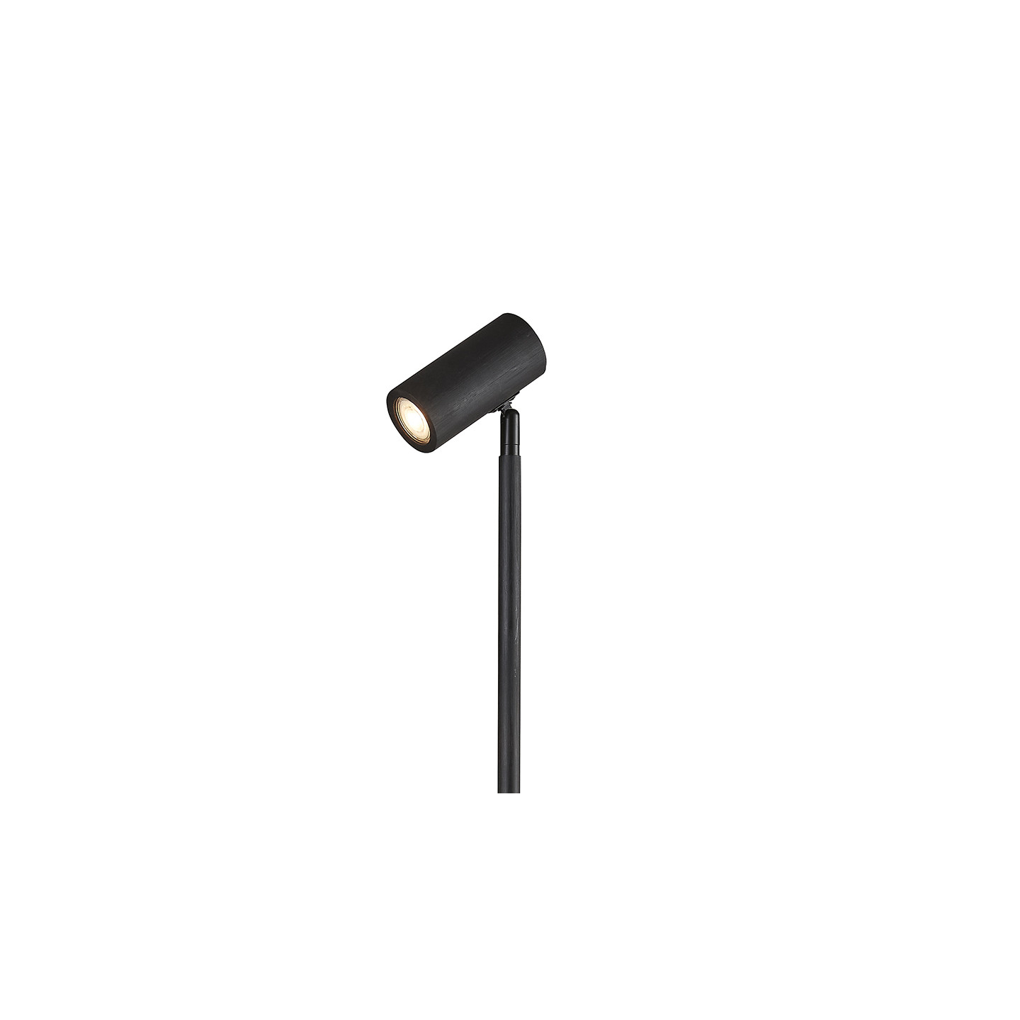Lampadaire liseuse bois JAVA, naturel ou noir Good et Mojo