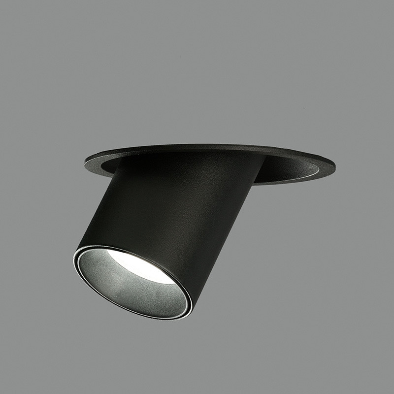 Spot encastrable orientable GINA, noir ou blanc