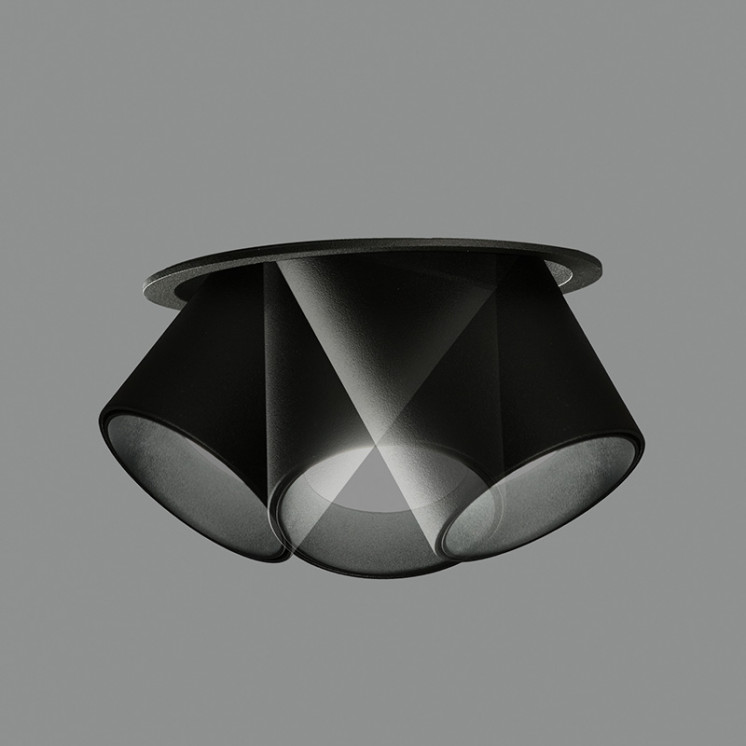 Spot encastrable orientable GINA, noir ou blanc