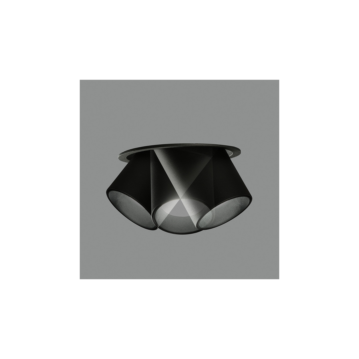 Spot encastrable orientable GINA, noir ou blanc