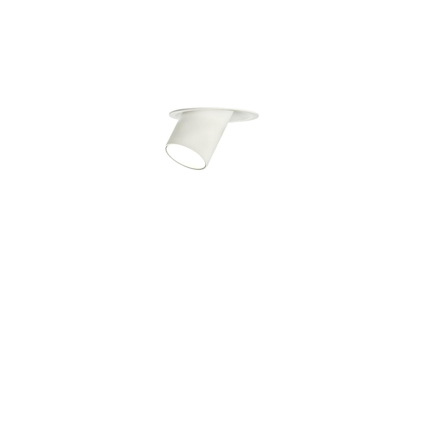 Spot encastrable orientable GINA, noir ou blanc