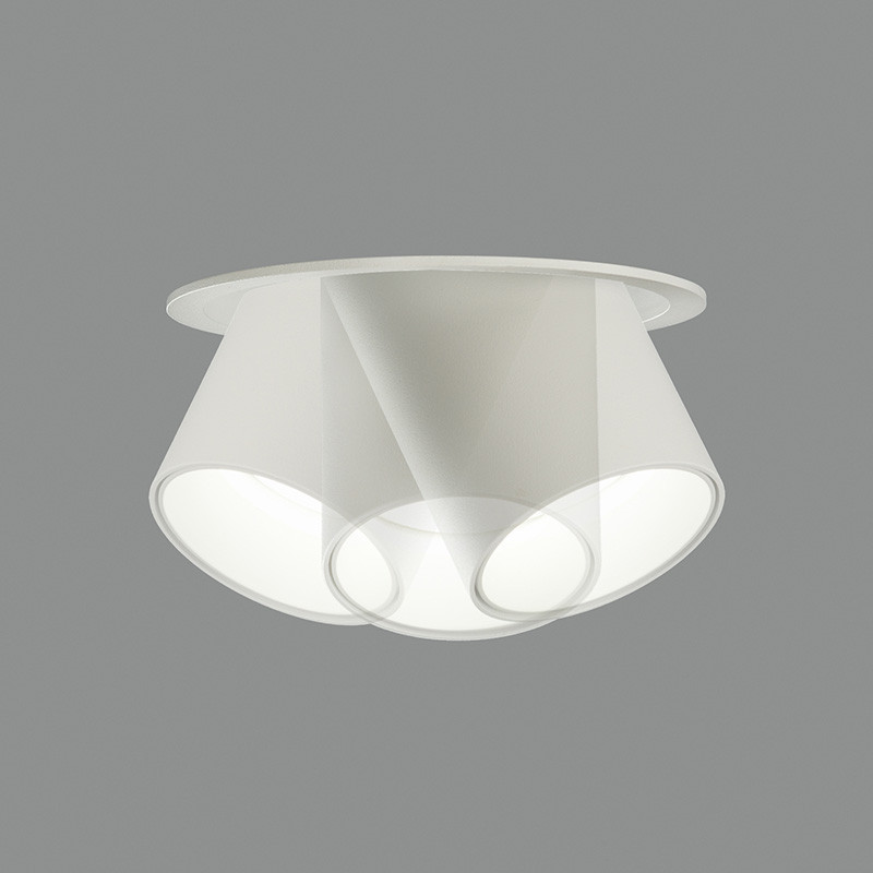 Spot encastrable orientable GINA, noir ou blanc