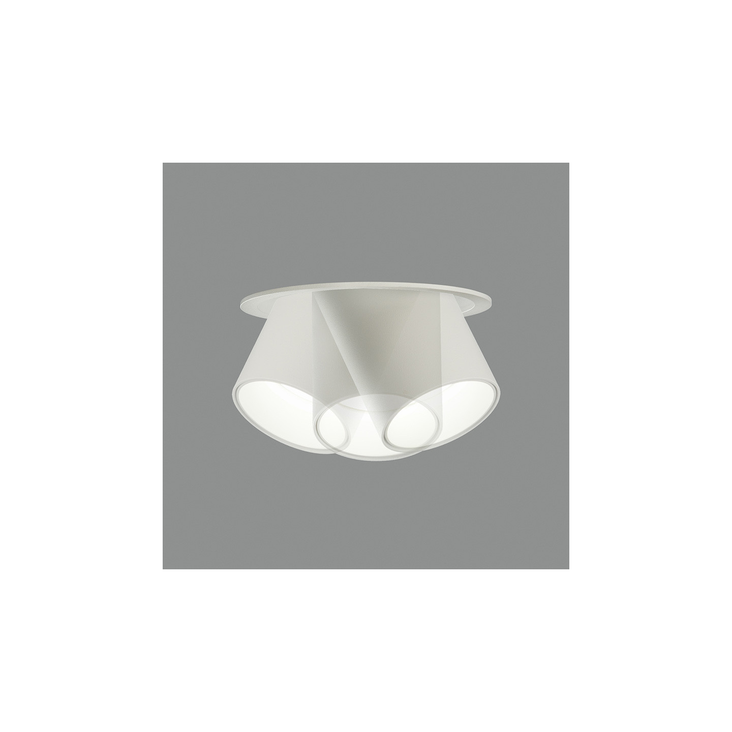 Spot encastrable orientable GINA, noir ou blanc