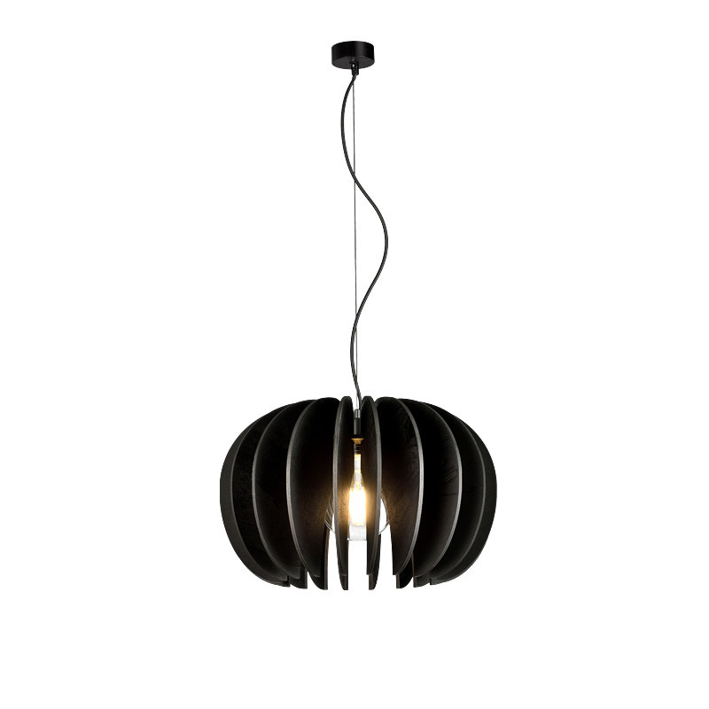 Suspension noire design ROSA DEL DESIERTO, 3 tailles
