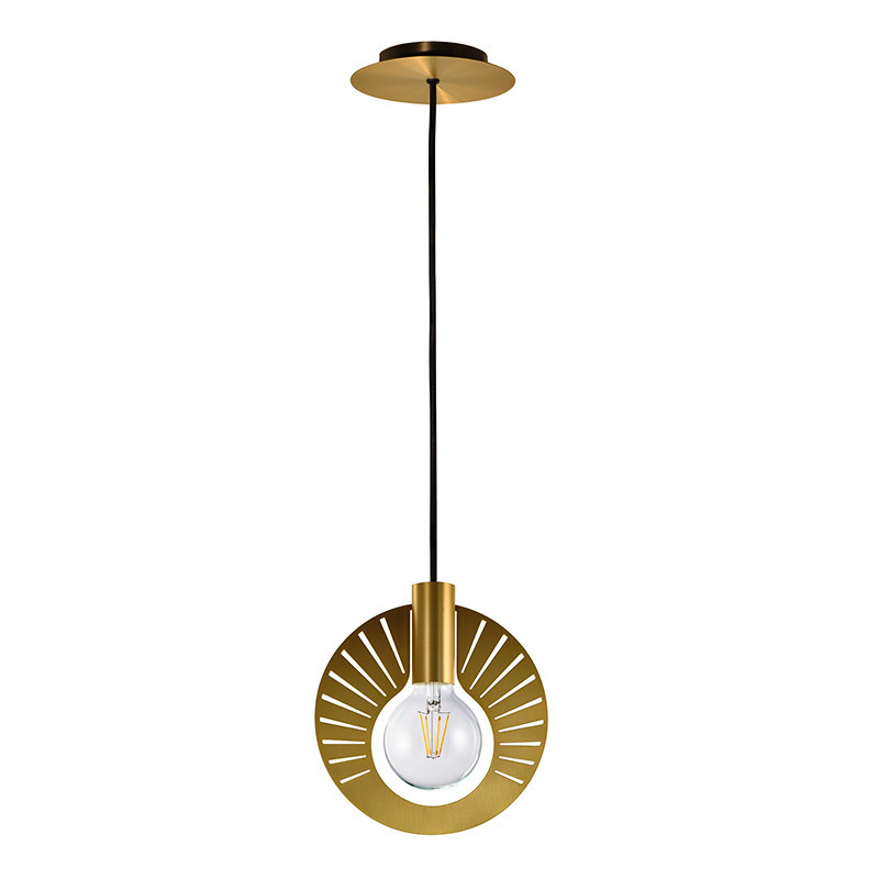 Suspension en laiton HALO 225 LAITON SATINÉ, 10 finitions de plaques CVL Manufacture