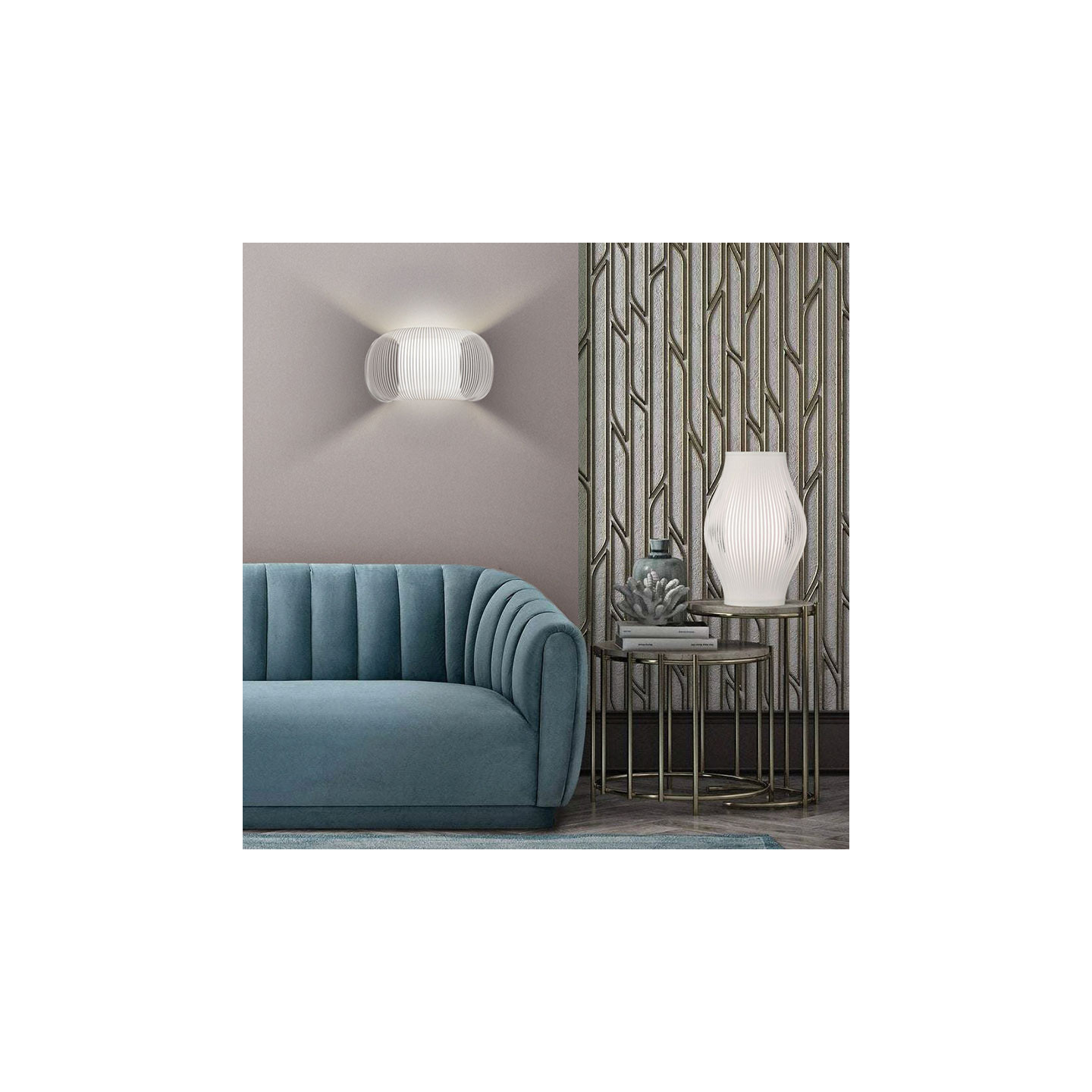 Applique murale tissu MIRTA, 2 coloris