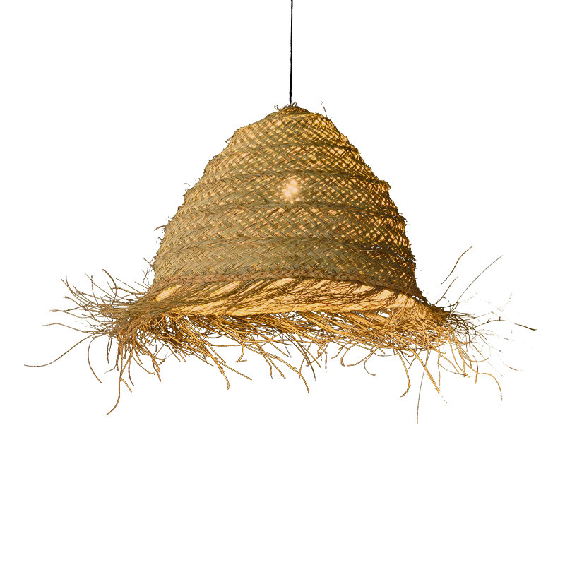 Suspension en raphia SAMIRA, diamètre 50 cm