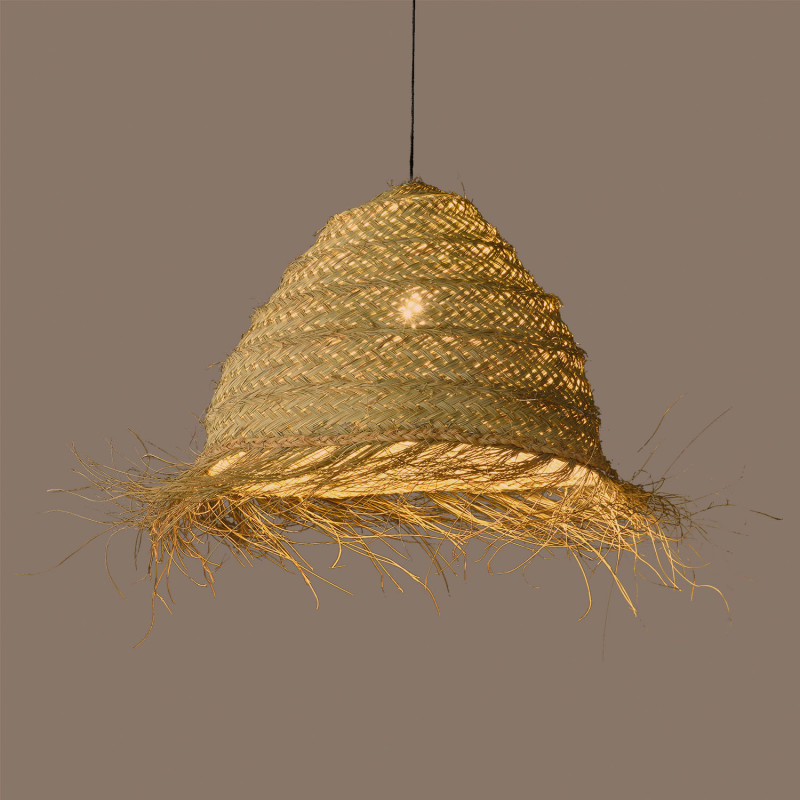 Suspension en raphia SAMIRA, diamètre 50 cm