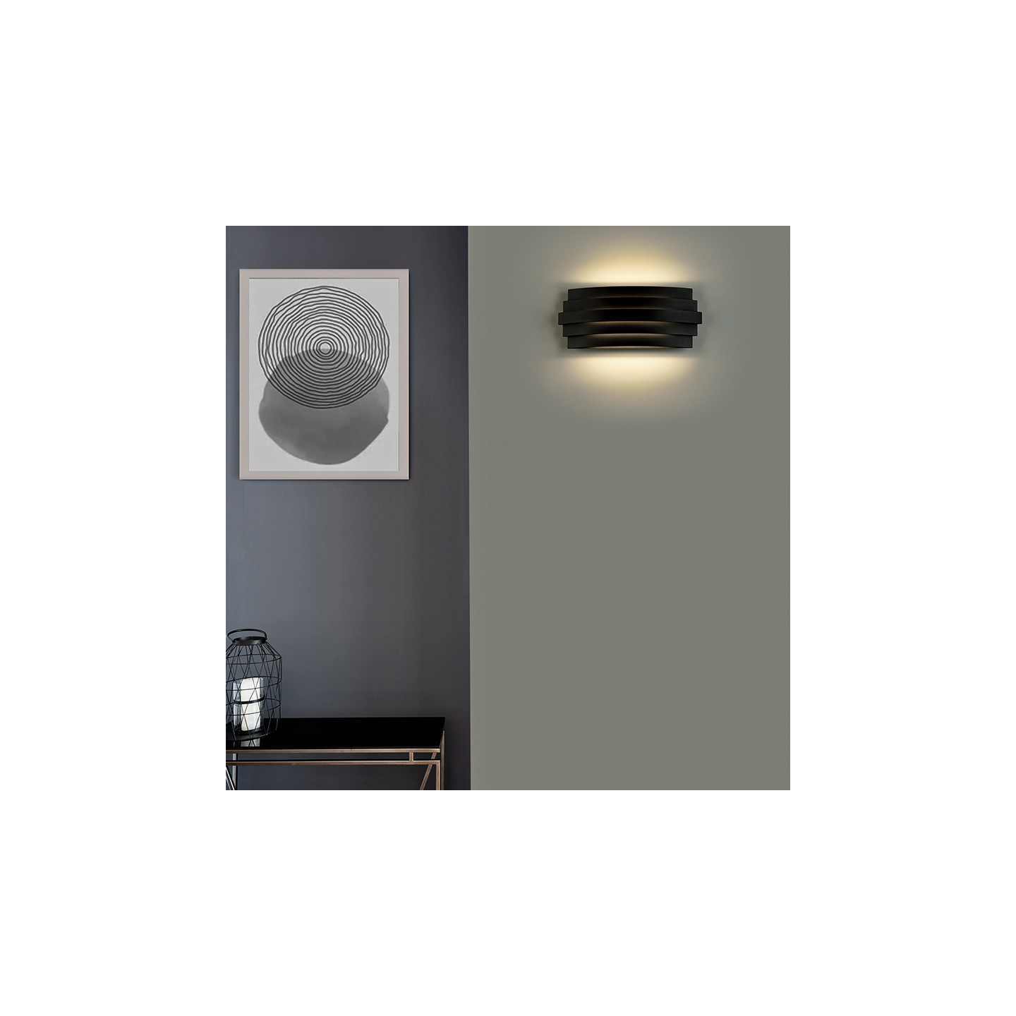Applique murale intérieur design LUXUR, 3 coloris