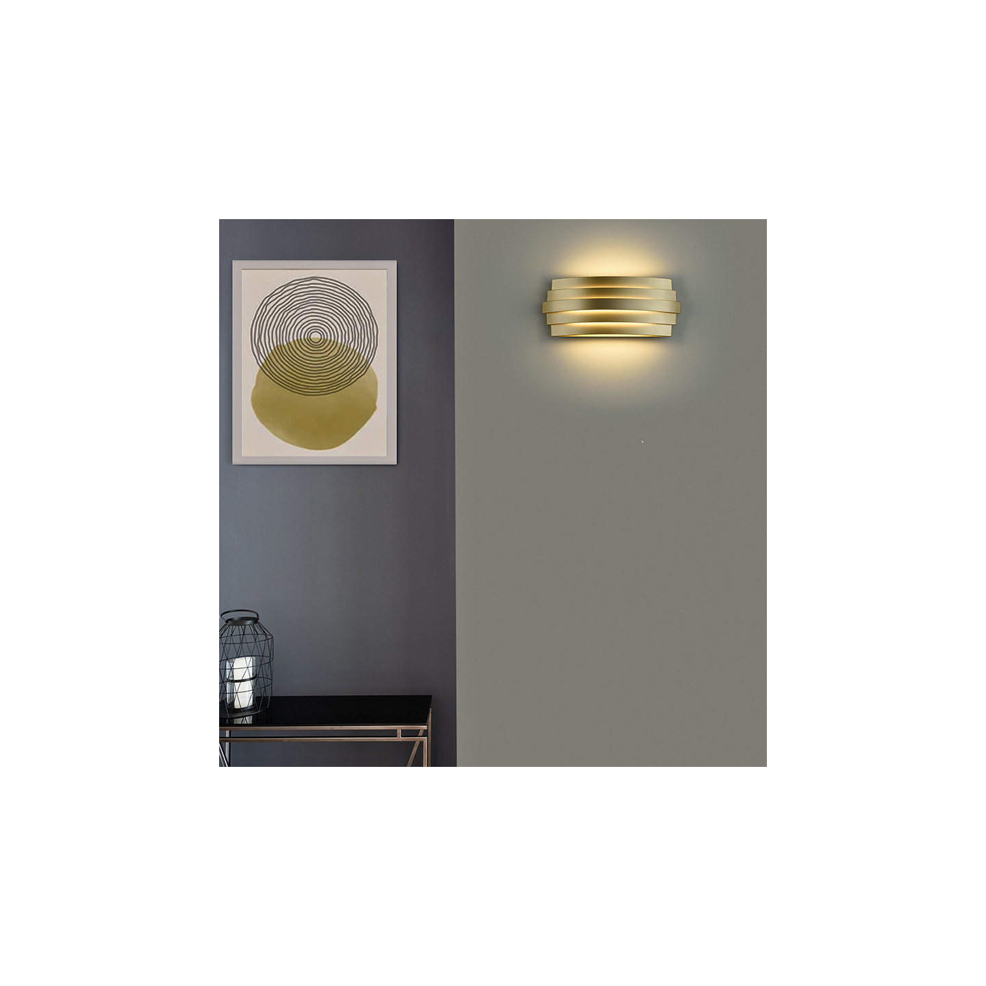 Applique murale intérieur design LUXUR, 3 coloris