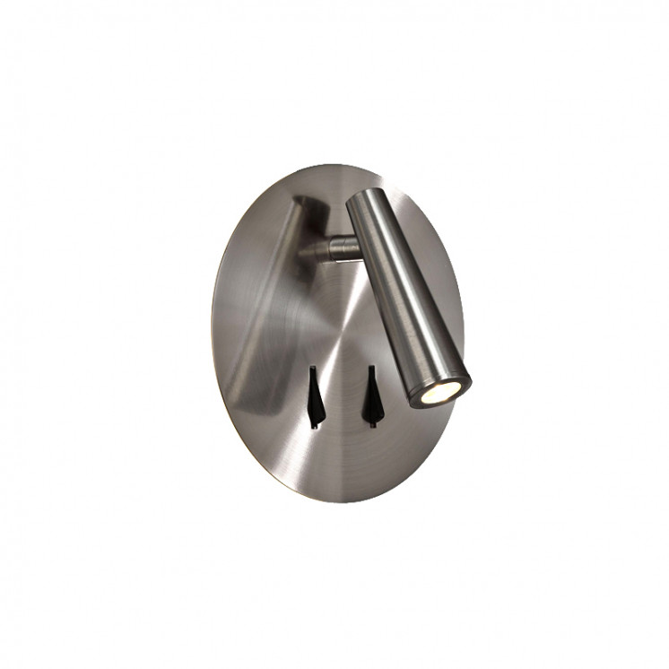 Liseuse en applique PANAU, blanc ou nickel