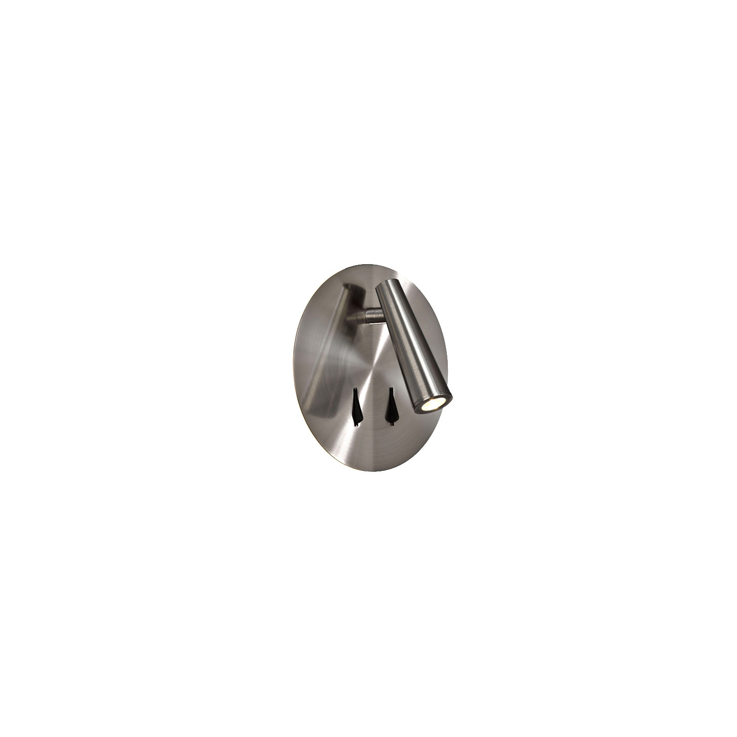 Liseuse en applique PANAU, blanc ou nickel