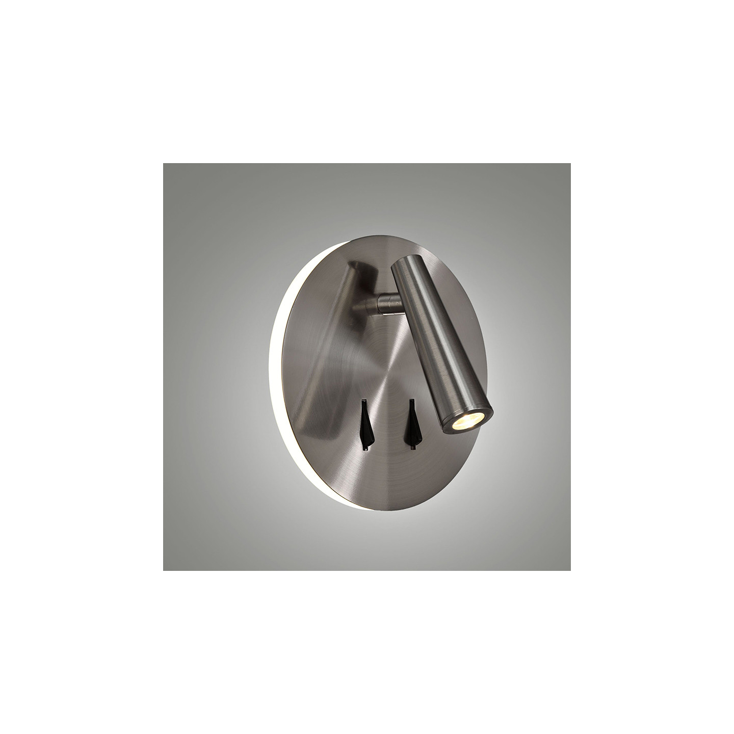 Liseuse en applique PANAU, blanc ou nickel
