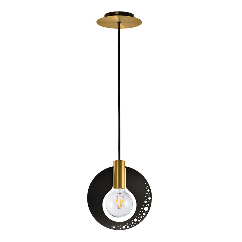 Suspension en laiton HALO 225 LAITON SATINÉ, 10 finitions de plaques CVL Manufacture
