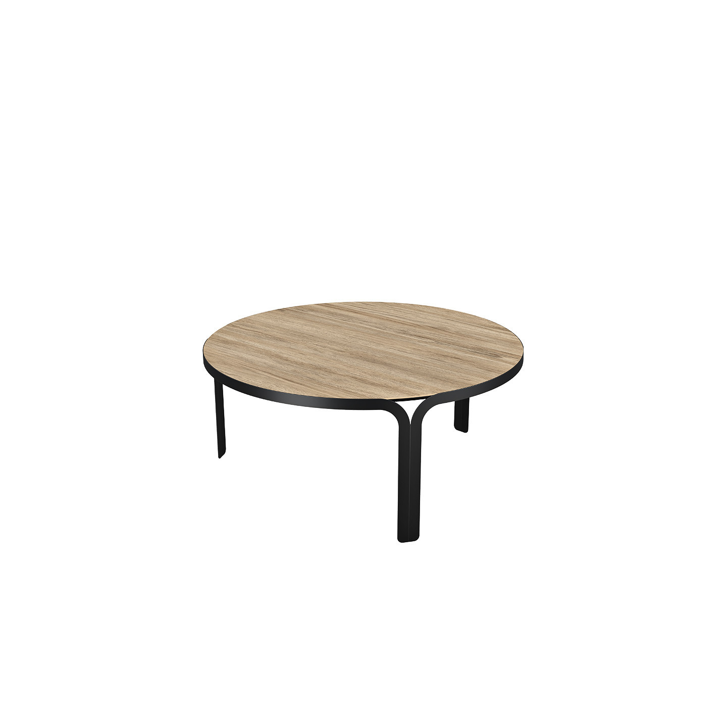 Table basse en céramique MADURA Ø90 x 40 cm, 9 finitions de plateaux Akante