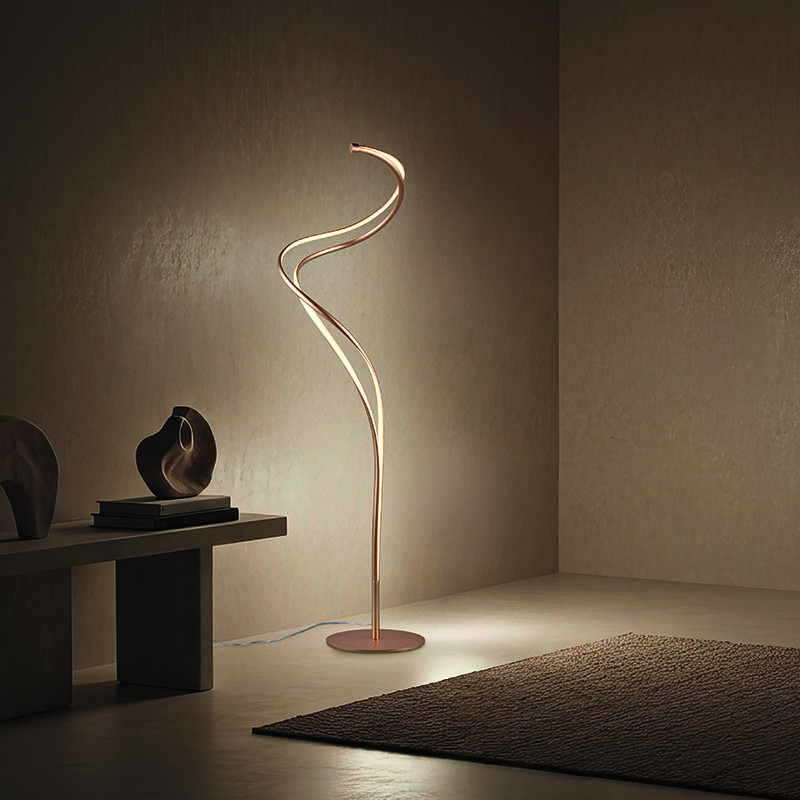 Lampadaire design salon NALA, 3 coloris