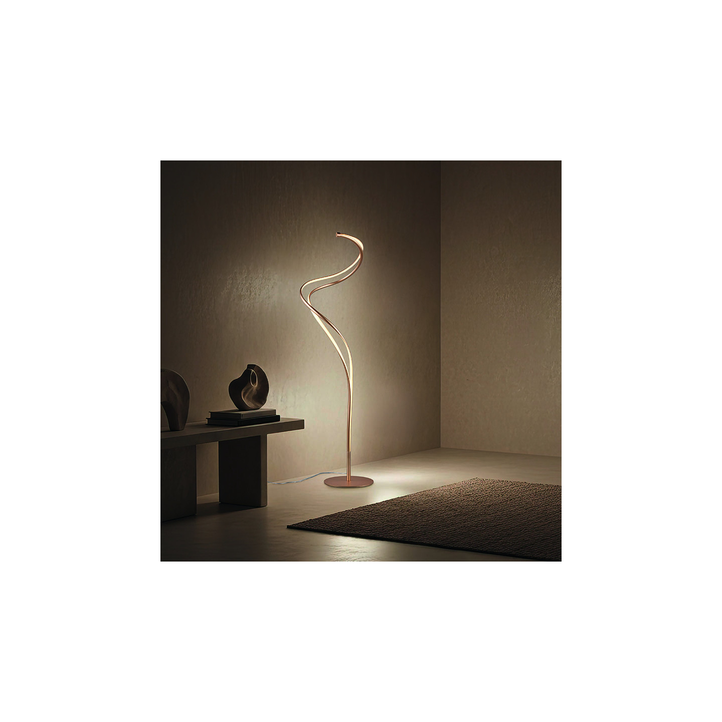 Lampadaire design salon NALA, 3 coloris