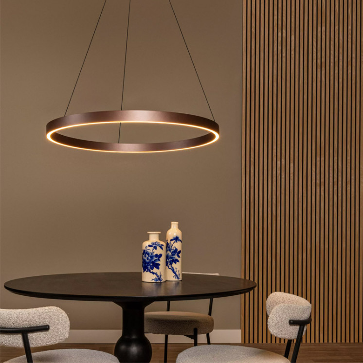 Plafonnier cercle led LIANE diamètre 80 cm