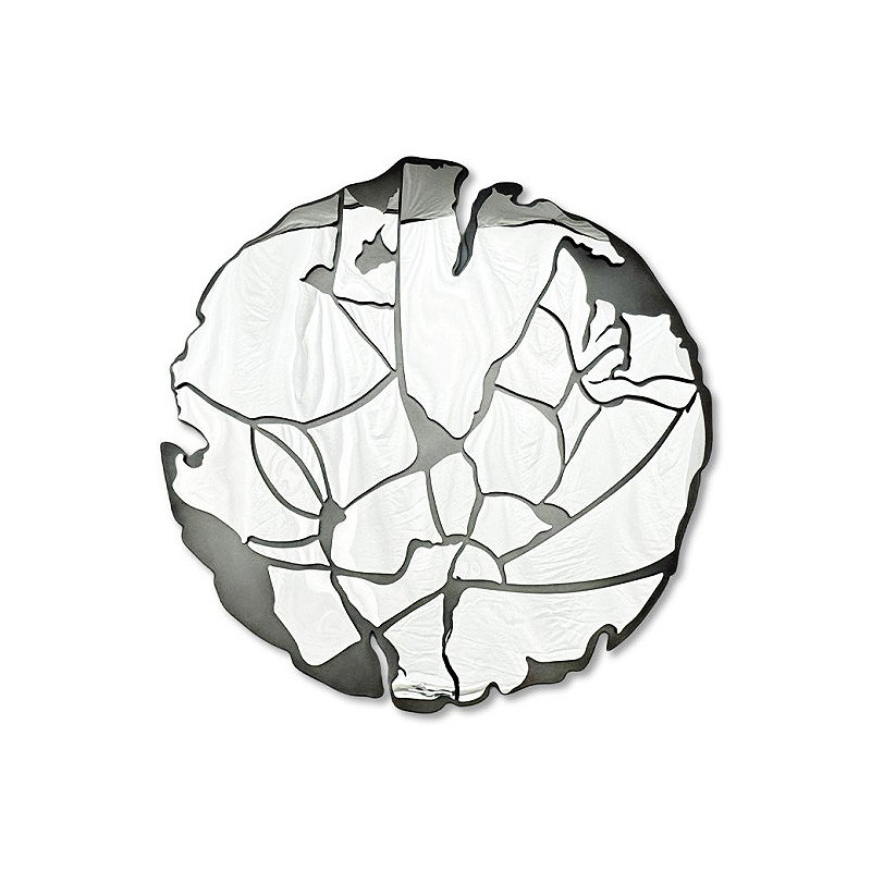 Sculpture métallique murale INOX AVEC MIROIR, 2 finitions