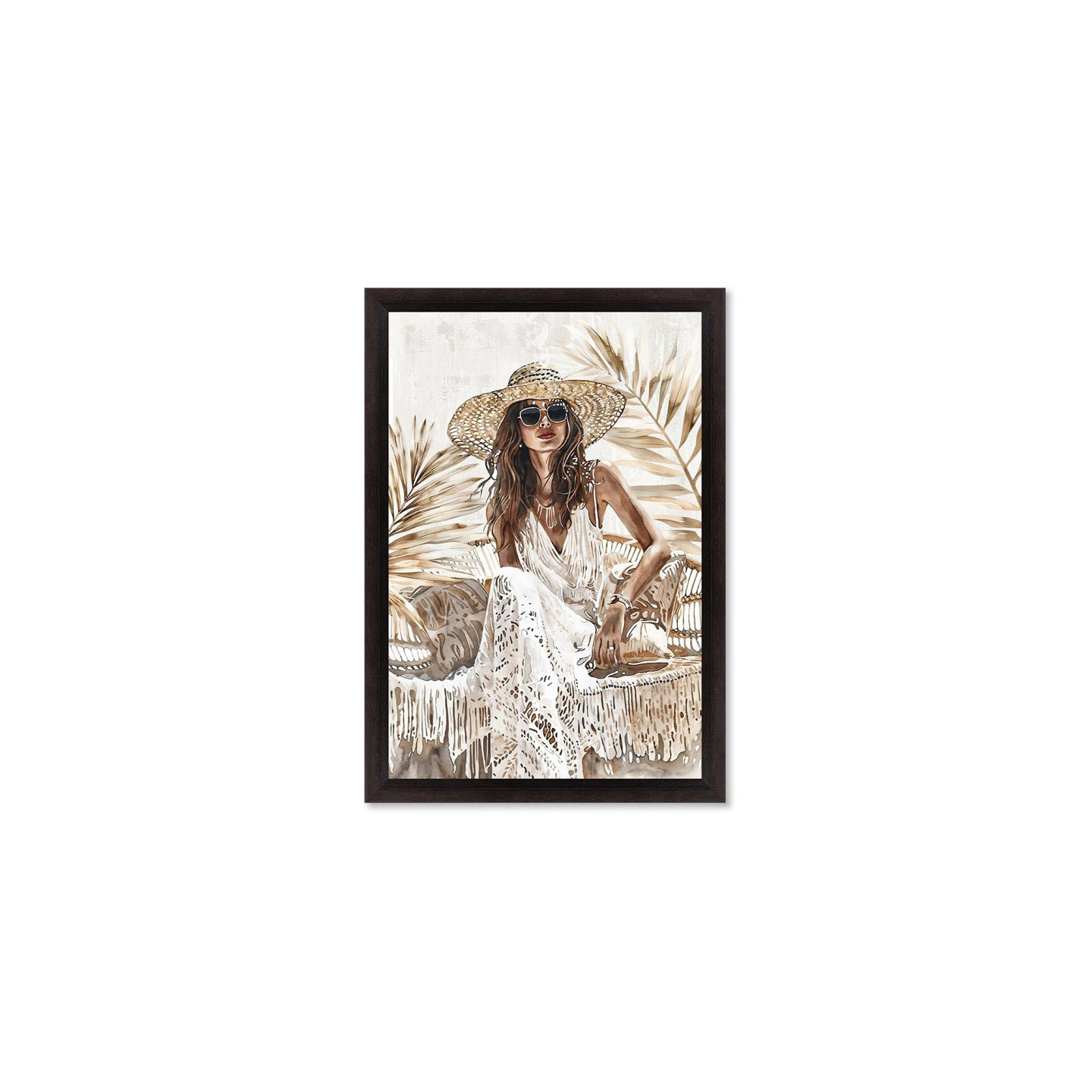 Tableau femme sensuelle ODENSE 90x130 cm, 4 baguettes au choix Cadraven