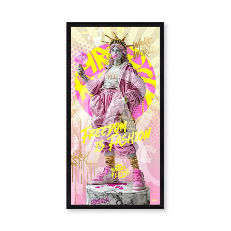 Tableau statue de la liberté LIBERTY par Sarah B. Cadraven