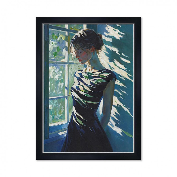 Tableau FEMME SENSUELLE, 3 encadrements au choix Cadraven