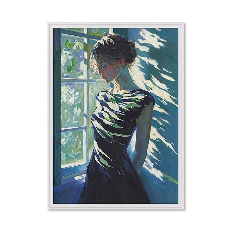 Tableau FEMME SENSUELLE, 3 encadrements au choix Cadraven