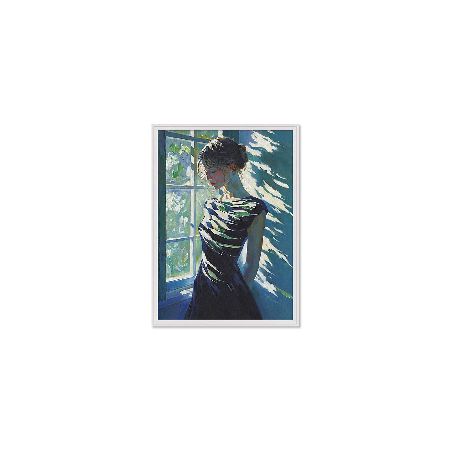 Tableau FEMME SENSUELLE, 3 encadrements au choix Cadraven