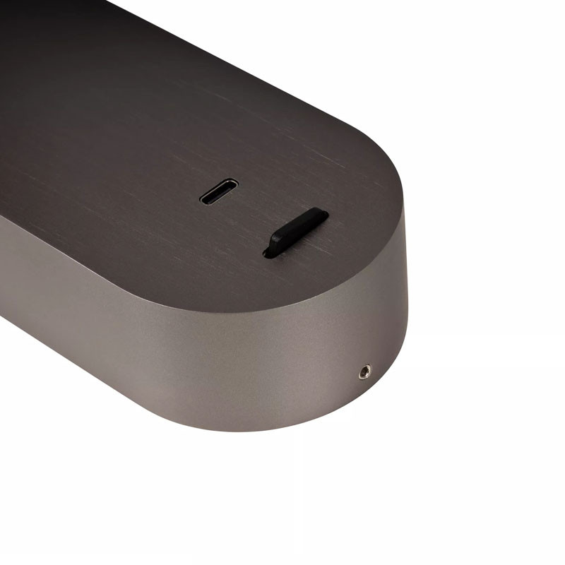 Applique chevet avec port usb et liseuse MONTANA, 2 coloris